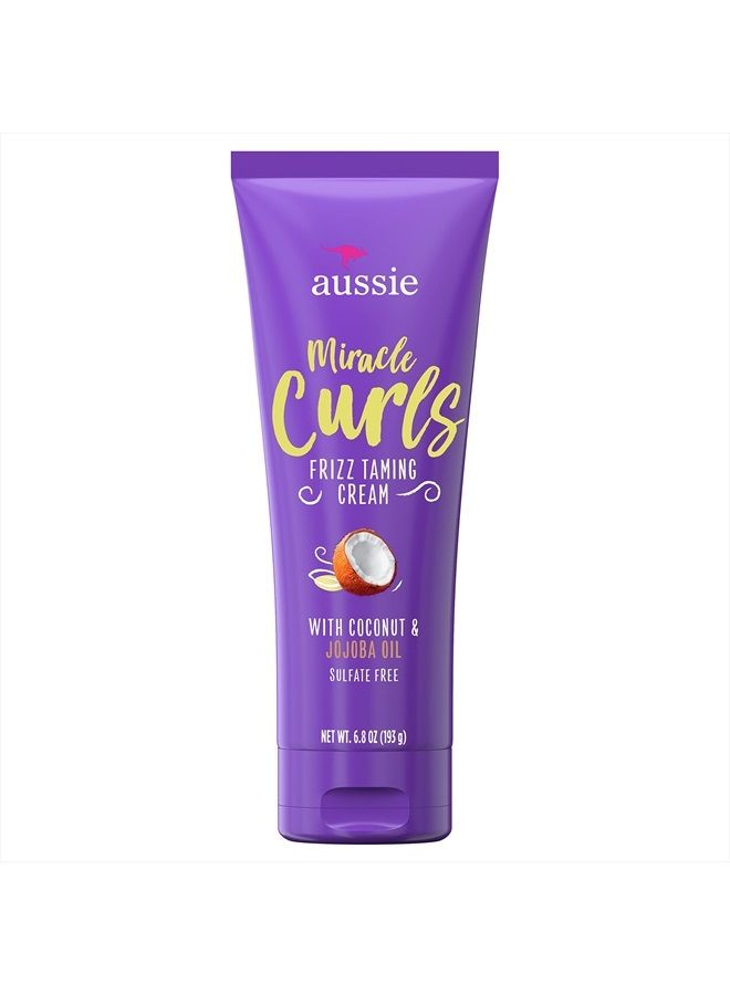 Miracle Curls Frizz Taming Curl Cream With Coconut & Jojoba 6.8 Oz