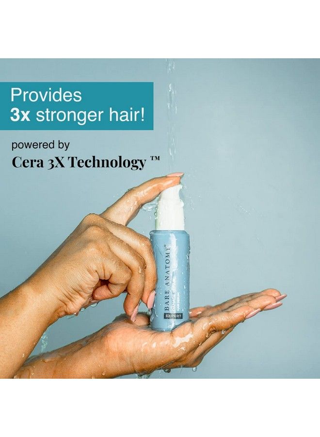 Damage Repair Hair Serum Powered By Cera3X Technology Delivers 3X Hair Strengthening Serum For Hair Smoothing For Dry And Frizzy Hair 50Ml