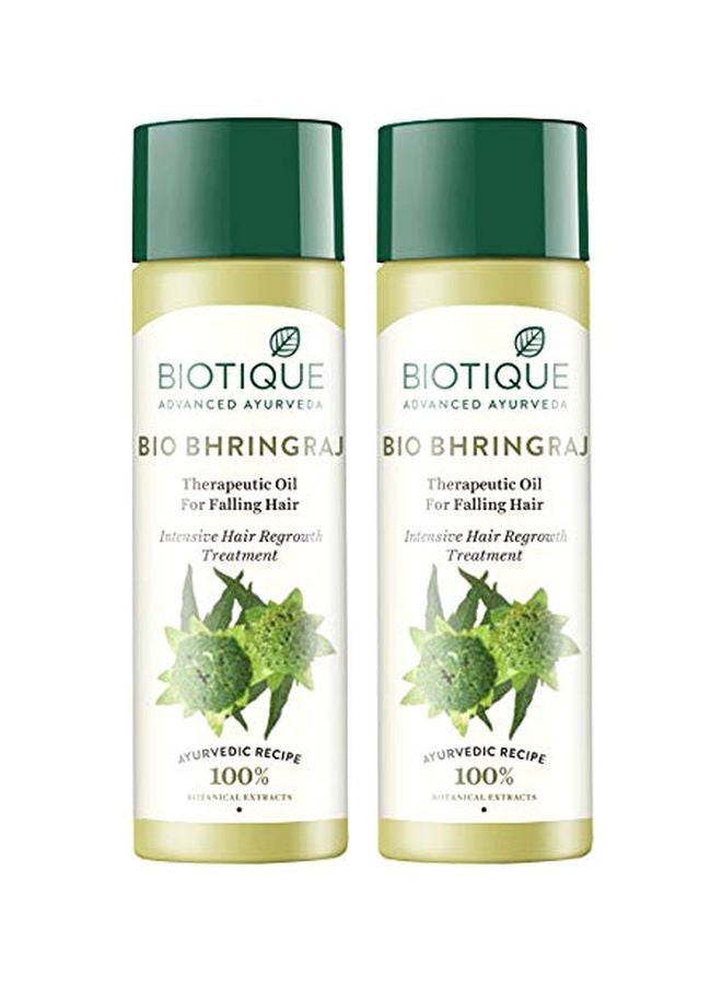 Pack Of 2 Bio Bhringraj Therapeutic Hair Oil 2x 120ml