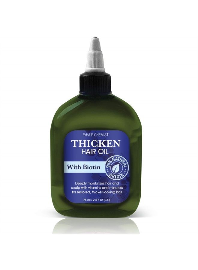 Solutions Thicken Hair Oil with Biotin 2.5 oz