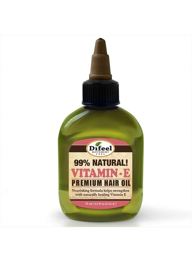 Premium Natural Hair Oil - Vitamin E Oil 2.5 ounce (2-Pack)