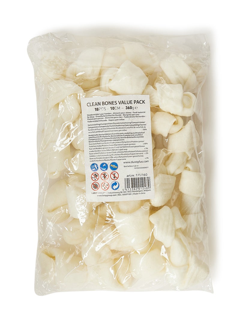 18 Piece Clean Bone Pack Multicolour