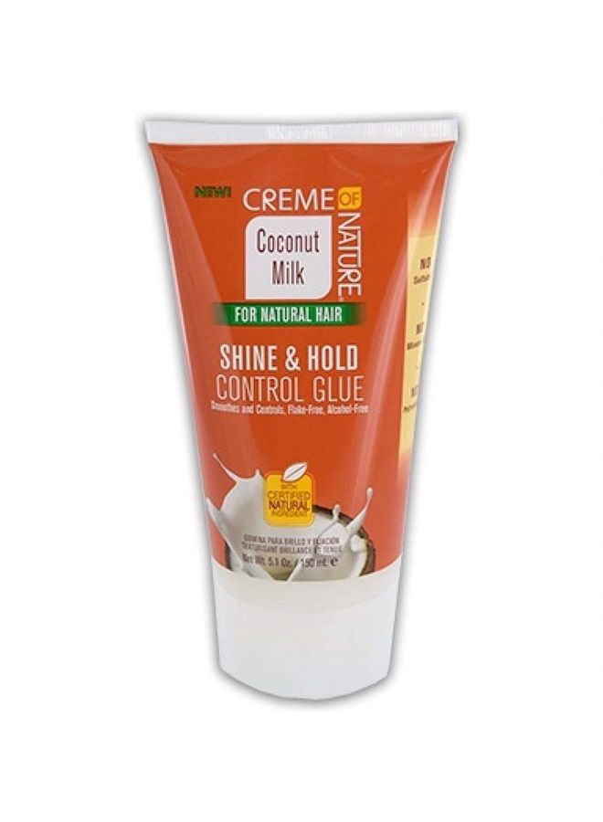 Creme Of Nature Coconut Milk Shine & Hold Control Gel 5.1 Ounce (150ml)