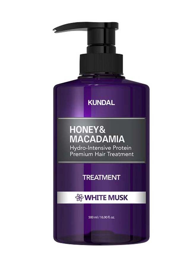 Honey And Macadamia Hydro-Intensive Protein Premium Hair Treatment White Musk 500ml