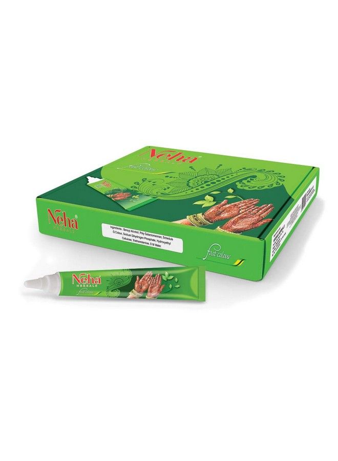 Fast Color Tube (Pack Of 10) 25G In Each Tube Red
