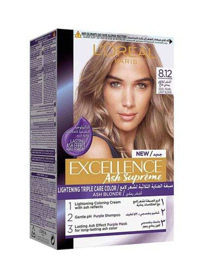 Excellence Ash Supreme Lightening Triple Care Color Cool Pearl Light Blonde 192ml