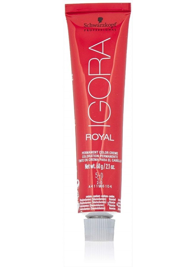 Professional Igora Royal Hair Color - 5-0 Light Brown
