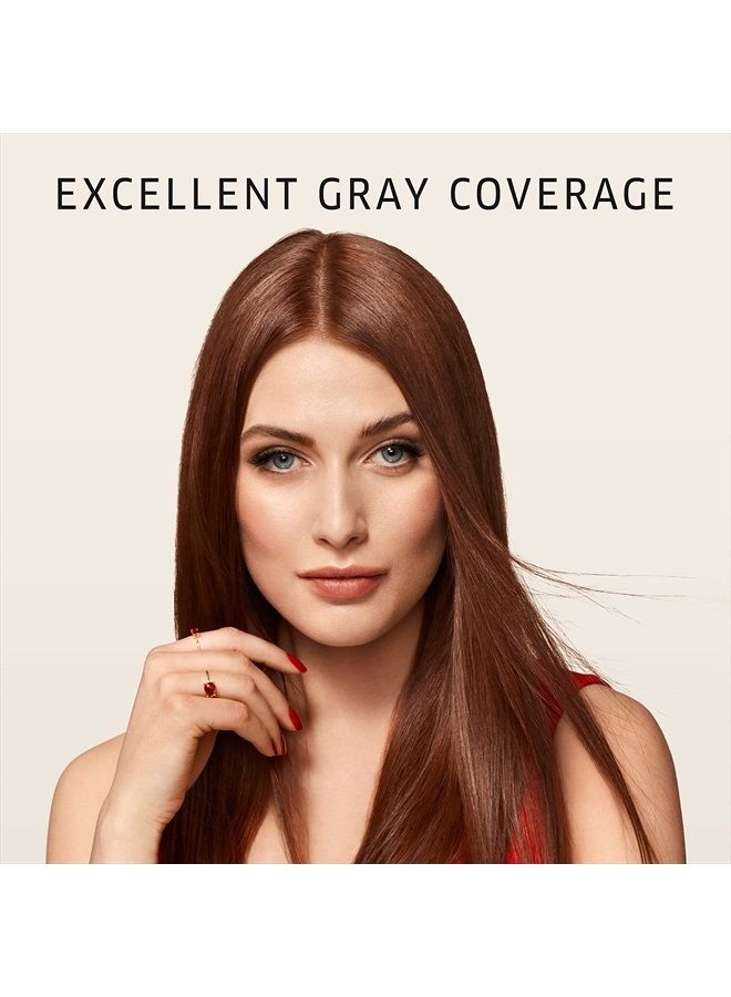 WELLA colorcharm Permanent Liquid Hair Color for Gray Coverage 6RV Cyclamen 1.42 Fl Oz