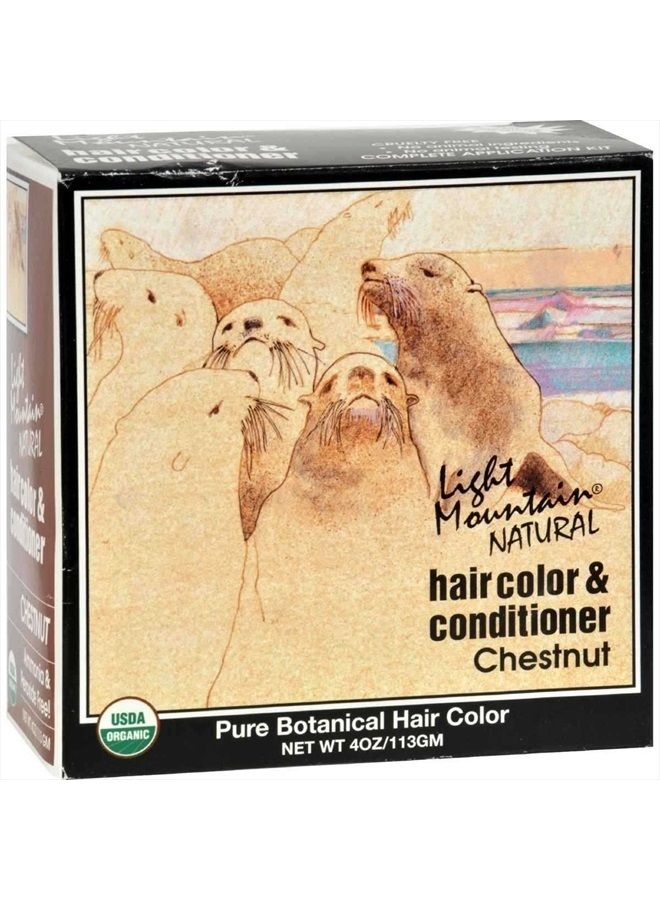 Hair Color & Conditioner- Chestnut Light Mountain 4 oz Powder