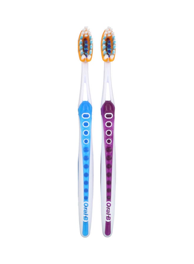 Pack Of 2 Pro-Health Advanced Toothbrush Multicolour