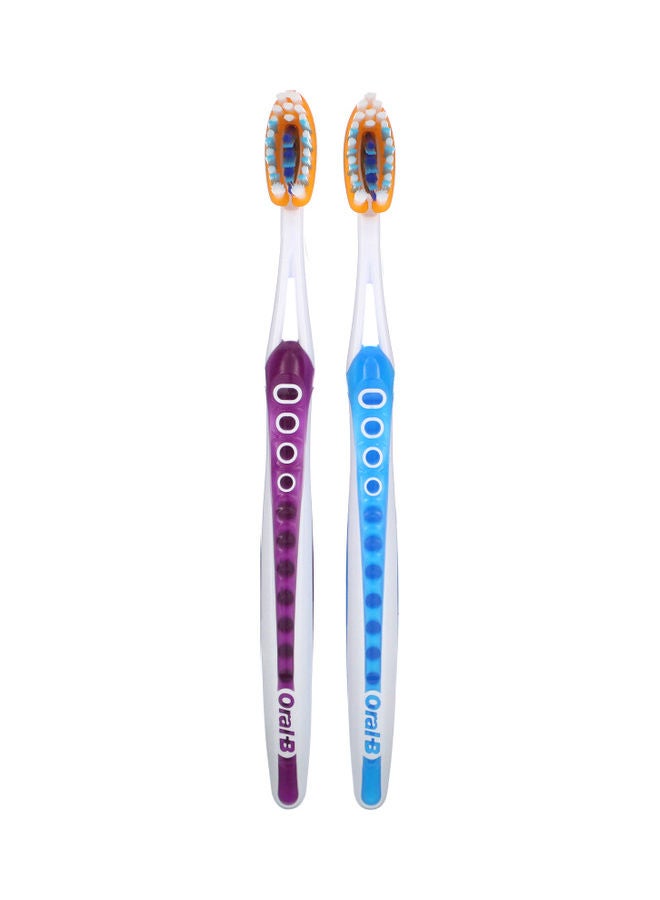 Pack Of 2 Pro-Flex Toothbrush Multicolour