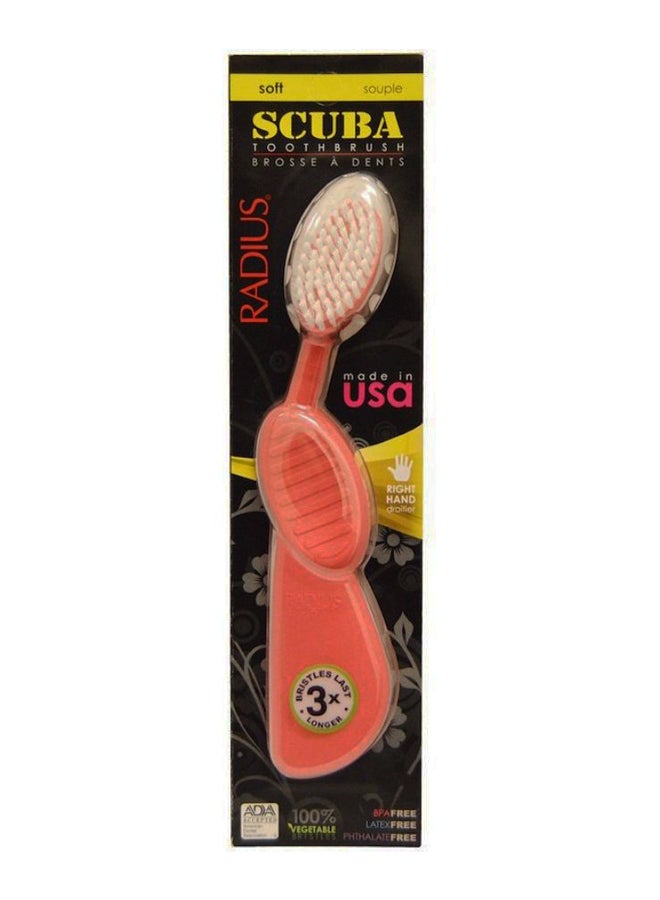 Scuba Toothbrush Pink/White