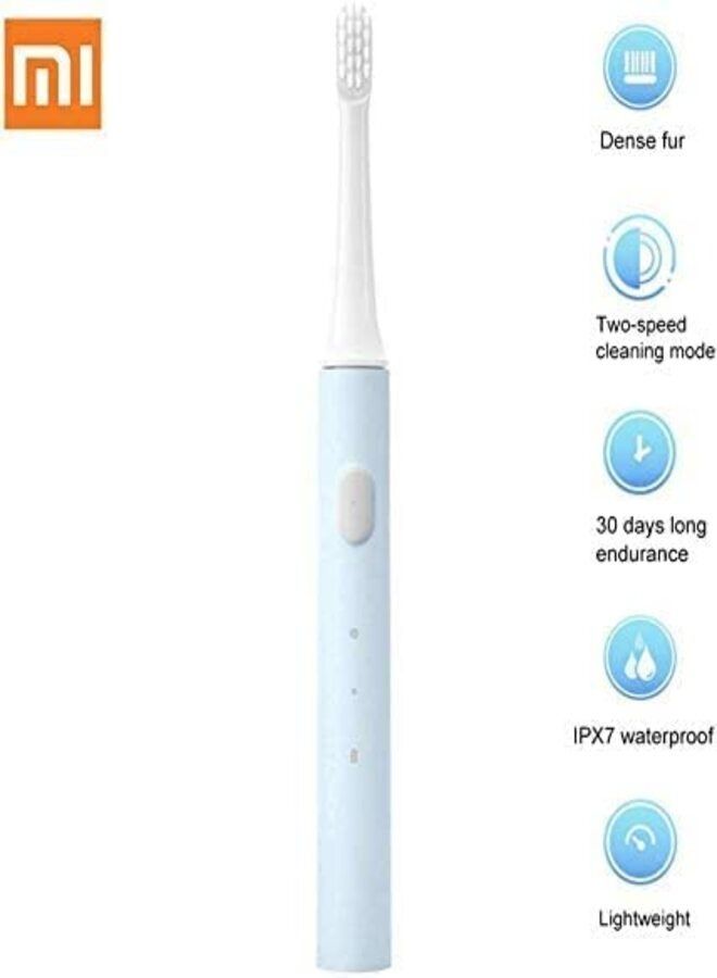 xiaomi mijia T100 Sonic Toothbrush Electric Tooth Brush Ultrasonic USB Rechargeable Deep Clean Waterproof IPX7 Blue