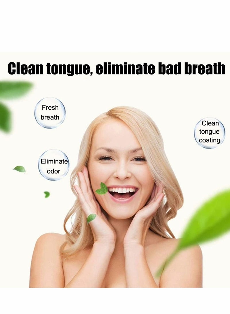 Tongue Scraper, 5PCS Brush Cleaner Scraper Bad Breath Brushes Scrubber for Adults