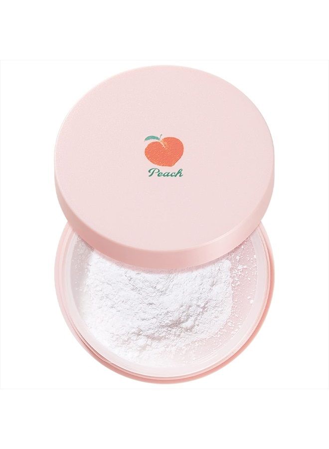 SKINFOOD Peach Cotton Multi Finish Powder 5g - Korean Peach Extract & Calamin Sebum Control Face Powder - Silky Setting Powder - Setting Powder for Oily Skin - Sweet Peach Scent for Soft Skin