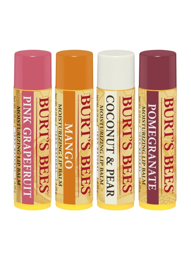 4-Piece Moisturizing Lip Balm Set 4.25grams