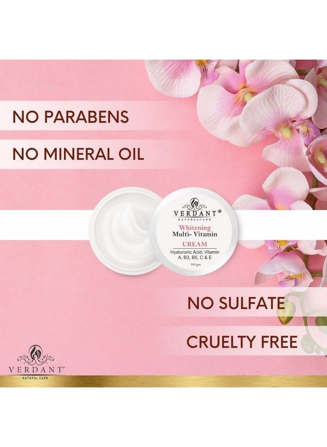 Whitening Cream ; Face Whitening Cream For Women ; Moisturizer For Face Massage Cream ; Whitening And Brightening Face Cream For All Skin Types 100 Ml