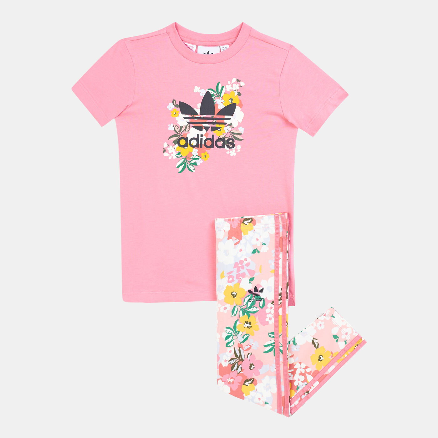 Kids' HER Studio London Floral T-Shirt Dress and Leggings Set (Baby and Toddler)