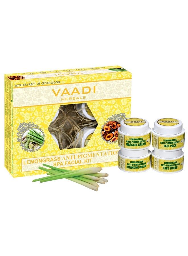 Lemongrass Anti Pigmentation Spa Facial Kit With Cedarwood Extract 70G