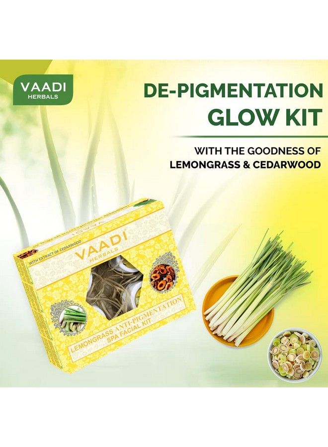 Lemongrass Anti Pigmentation Spa Facial Kit With Cedarwood Extract 70G