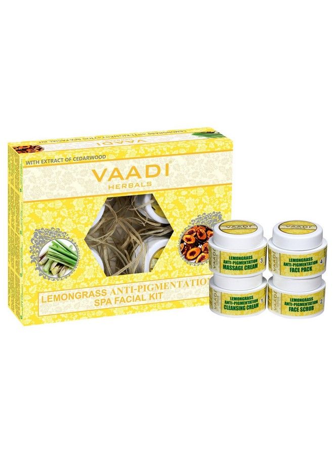 Lemongrass Anti Pigmentation Spa Facial Kit With Cedarwood Extract 70G