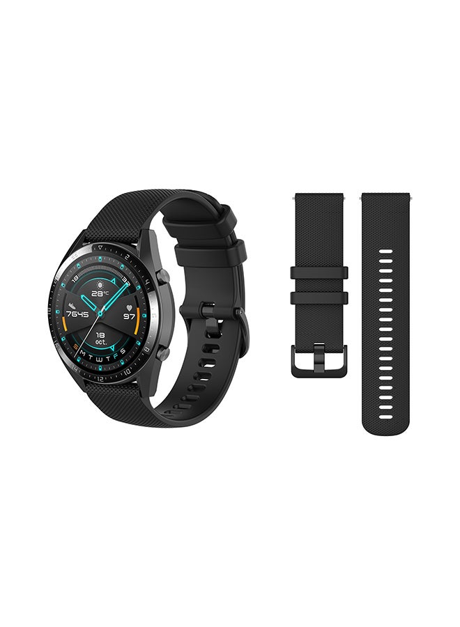Stylish Replacement Band For Huawei Watch GT/GT 2 46mm Black