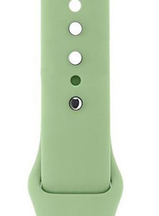 Solid Silicone Replacement Band For Apple Watch Series 5/4/3/2/1 Mint