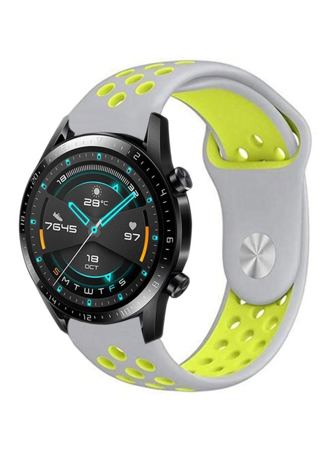 Replacement Band For Honor MagicWatch 2 46mm Grey/Green