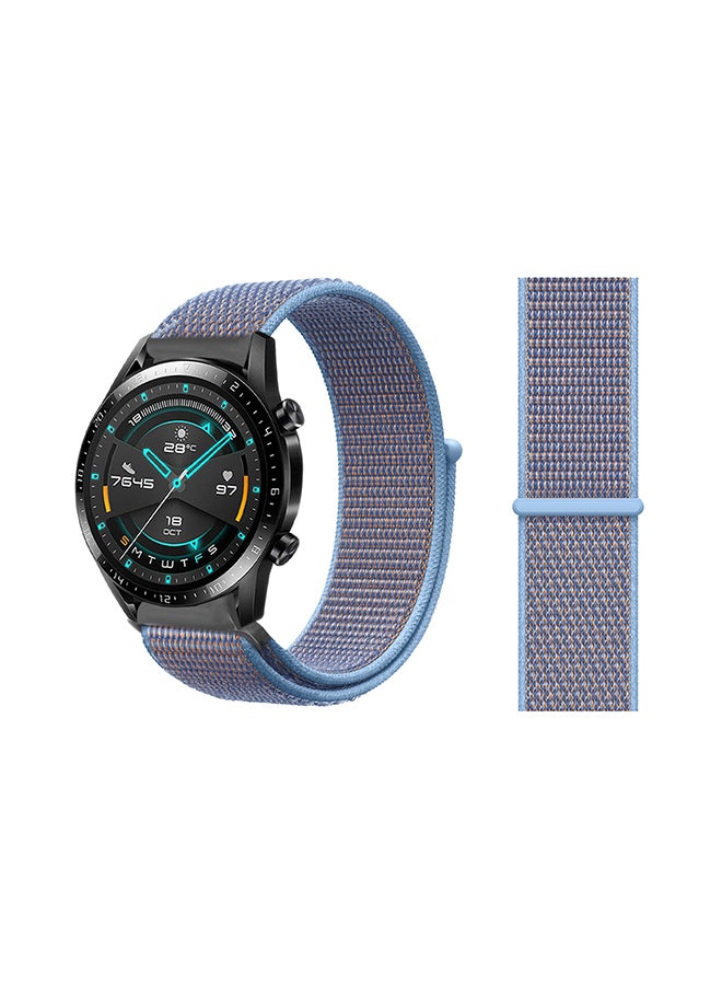 Stylish Replacement Band For Huawei Watch GT/GT 2 46mm Cerulean