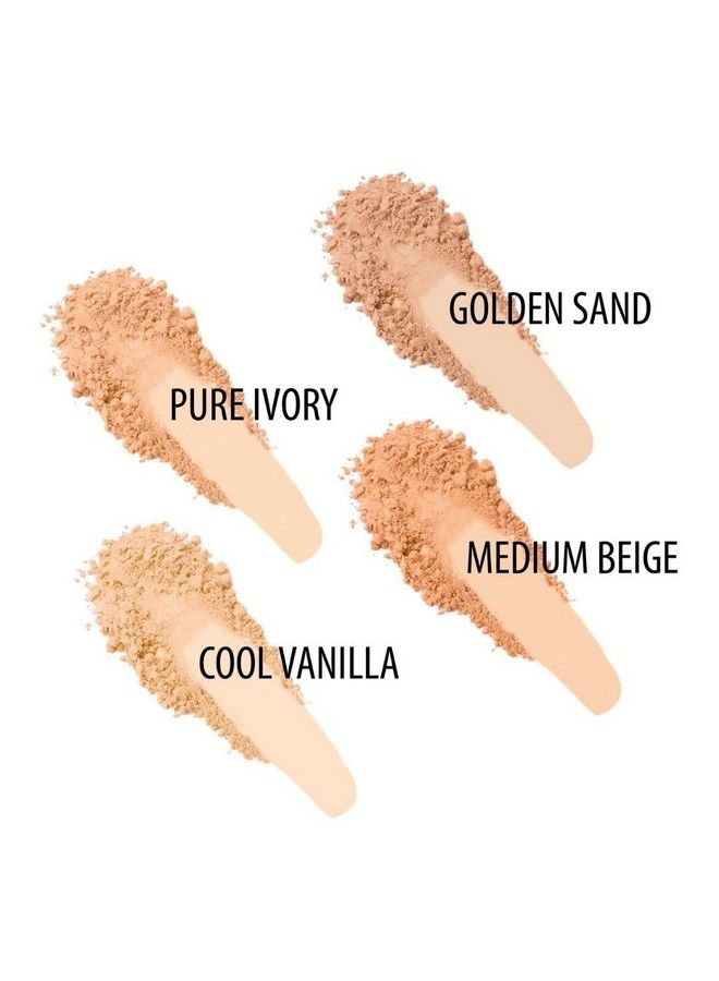 Must Have Velvet Matte Pressed Compact Powder Pure Ivory 9G High Coverage Ultra Blendable Face Makeup Spf 15 Oil Free Fresh Matte Finish Look 100% Natural