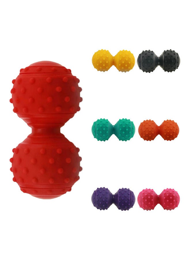 Bumped Peanut Ball Yoga Massager 12.5x6.3cm