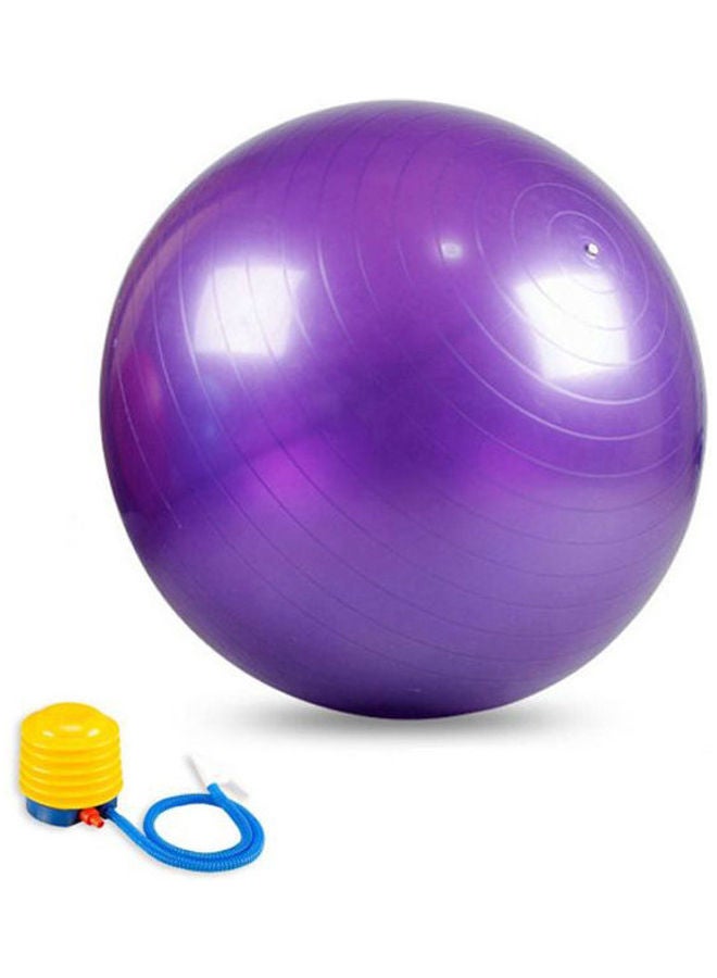65cm Exercise Pilates Balance Yoga Gym Fitness Ball Aerobic Abdominal Purple 65cm