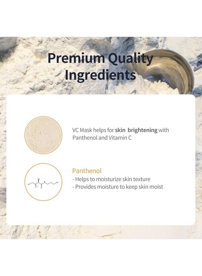 Vc Mask Premium Peel Off Algae Mask Vitamin C Peel Off Mask 30 Gram/1 Oz (5 Packs)