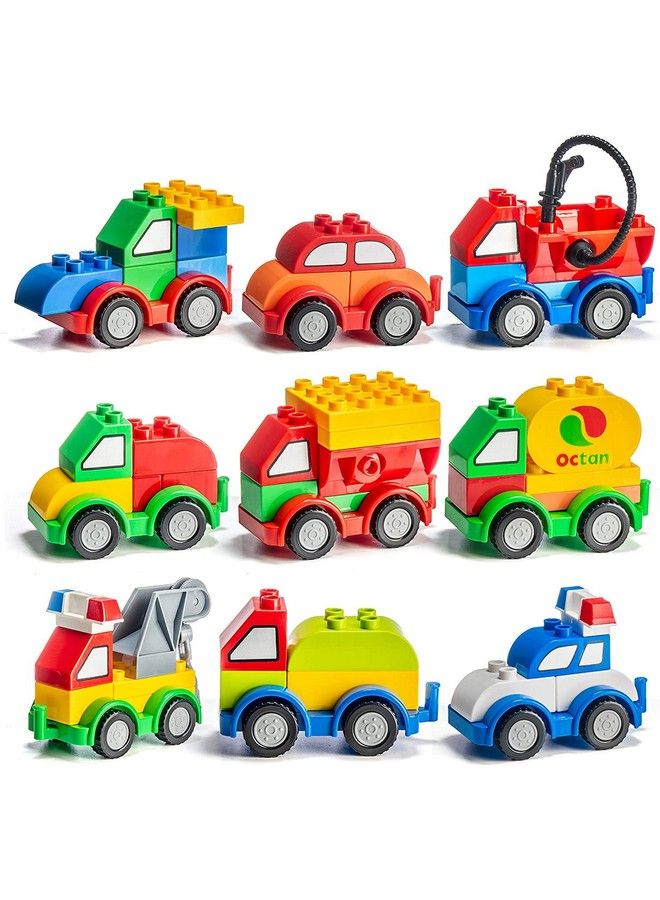 Building Toys Set Build Your Own Toy Cars & Trucks With Building Blocks For Toddlers 35+