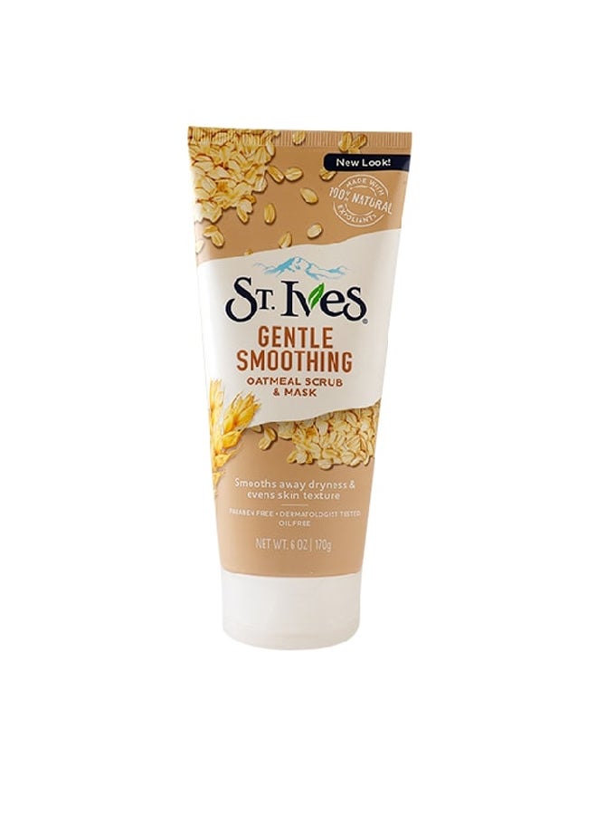 Gentle Smoothing Oatmeal Scrub And Mask 170grams