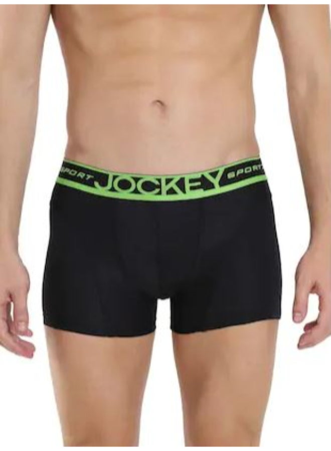 Solid Sports Underwear Black/Green