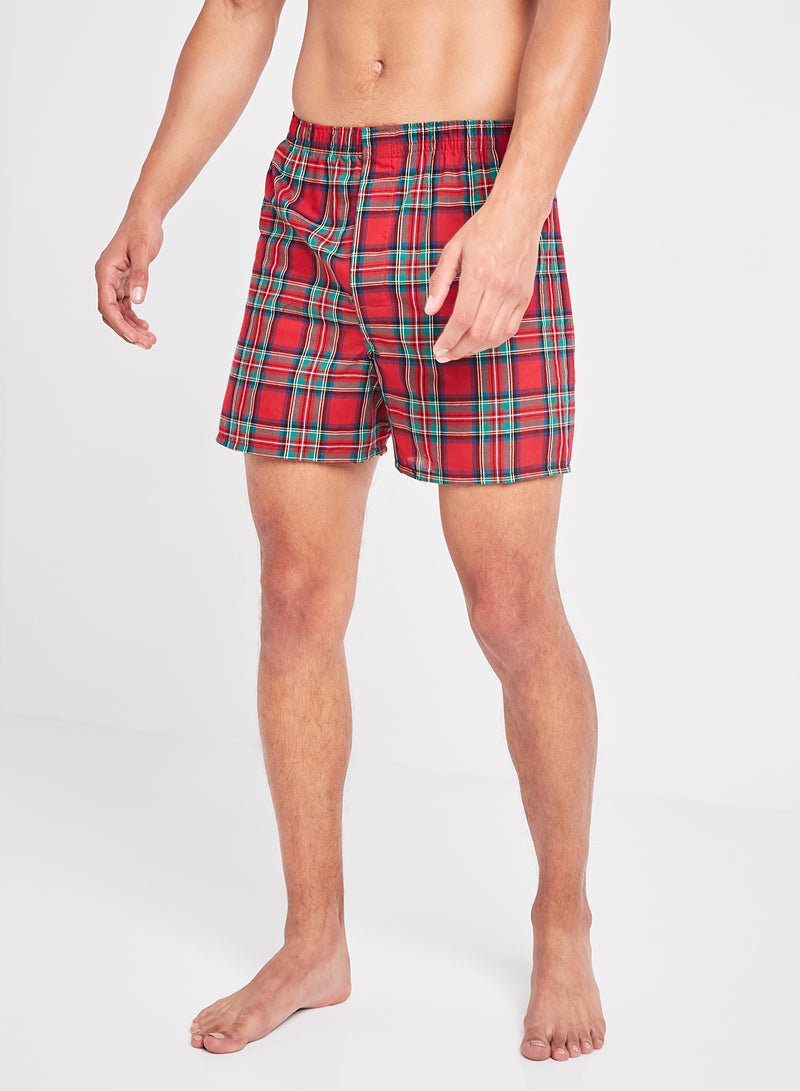 5 Pack Ultimate Classic Tartan Boxer Assorted Color/Print