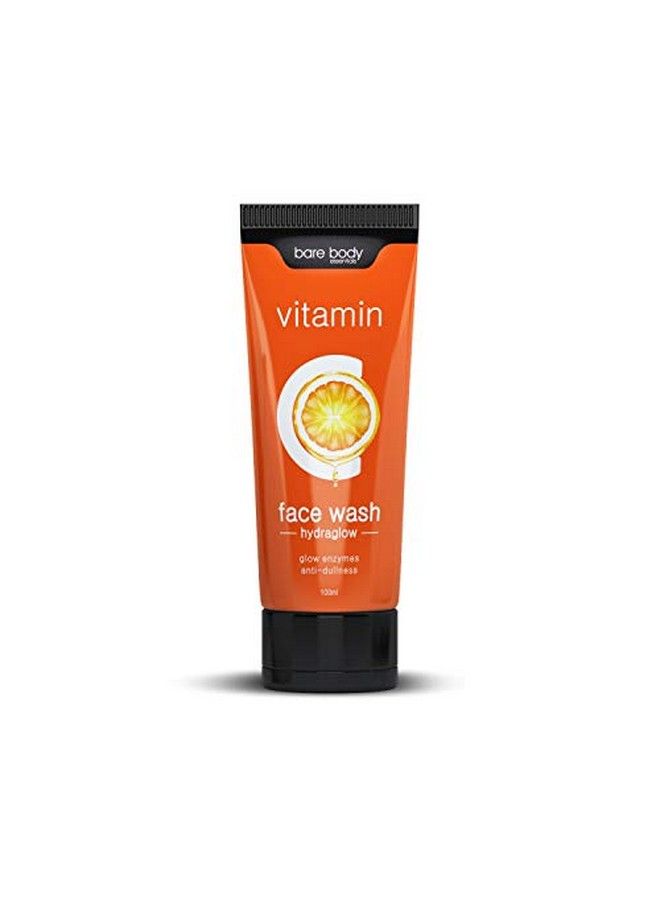 Vitamin C Facewash 100Ml ; Hydraglow ; Restore Skin Radiance ; Lemon Peel Extract And Vitamin E
