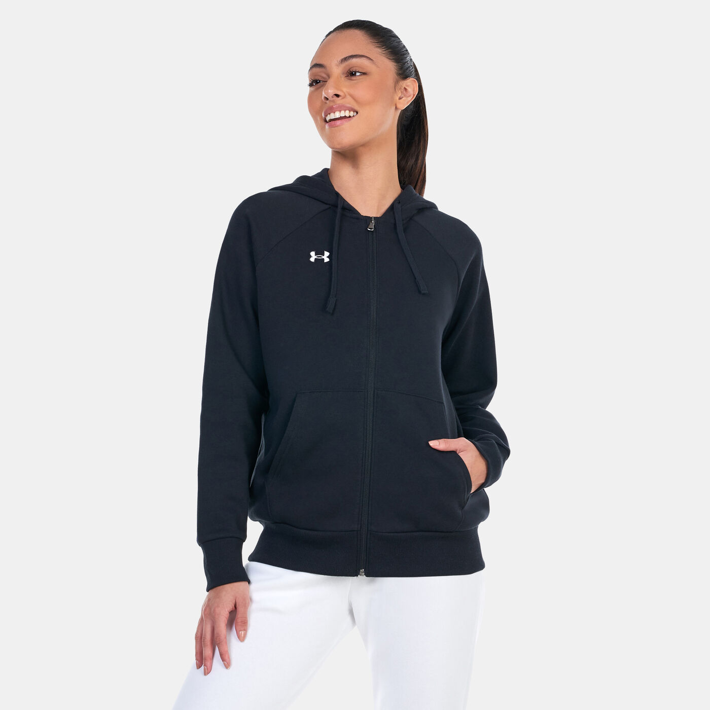 Women's UA Rival Fleece Full-Zip Hoodie