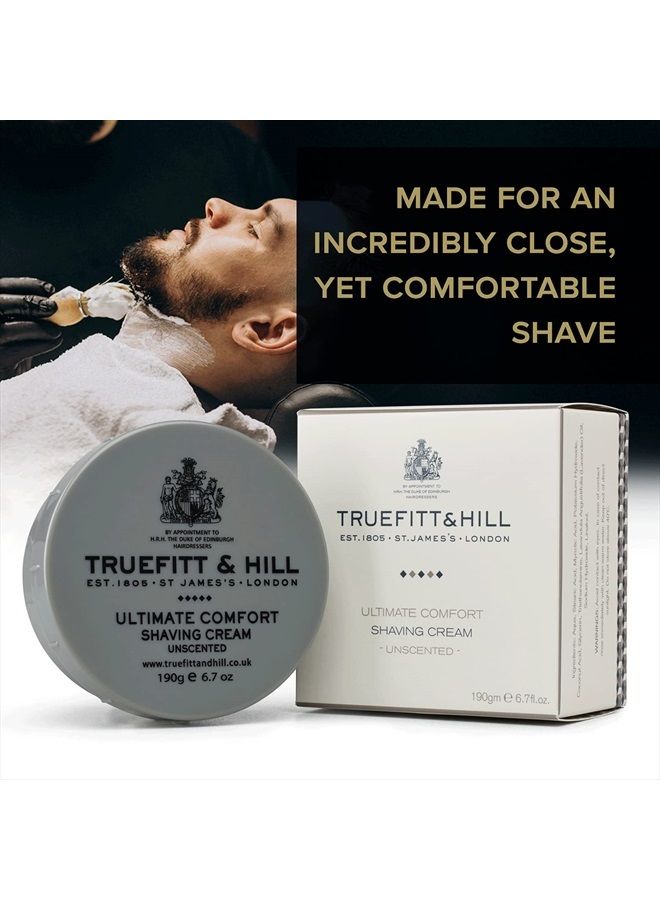 Shave Cream Bowl - Ultimate Comfort | Smooth Glide to Protect Sensitive Skin, 6.7 ounces