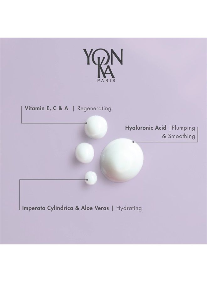 Yon-Ka Hydra No.1 Face Serum (30ml) Age Defense Skin Care, Intensive Hydration Booster with Hyaluronic Acid and Aloe Vera, Dry and Mature Skin, Paraben-Free