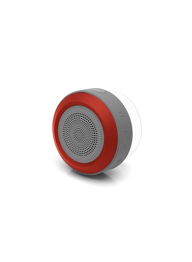 Waterproof, Hands-Free Speaker for Universal/Smartphones - Red