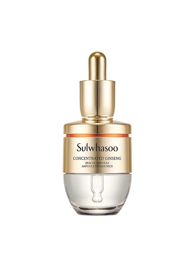 Concentrated Ginseng Rescue Ampoule: Potent Serum to Moisturize, Soothe, and Visibly Soften Lines & Wrinkles, 1.69 fl. oz.