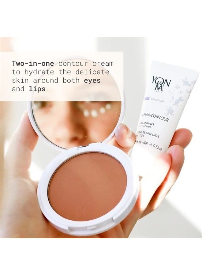 Yon-Ka Alpha-Contour Eye and Lip Cream (15ml) Anti-Wrinkle Regenerating Contour Creme, Naturally Soften Signs of Aging with Botanical Oil Blends and Fruit Acids, All Skin Types, Paraben-Free