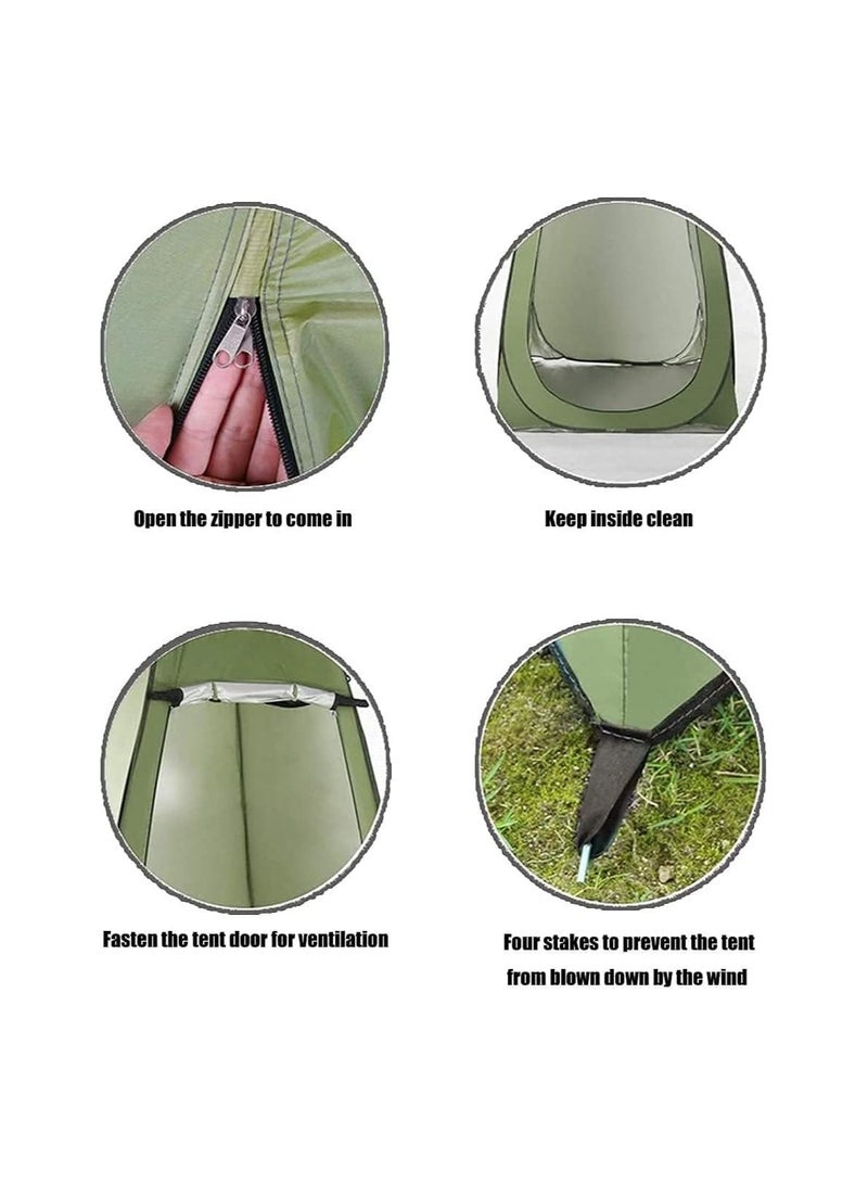 Fully Automatic Open Changing Tent Fishing Swimming Toilet Pop Up Solar Bath Bag Outdoor Ultralight Camping Shower Bathing Tent