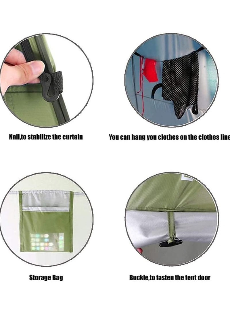 Fully Automatic Open Changing Tent Fishing Swimming Toilet Pop Up Solar Bath Bag Outdoor Ultralight Camping Shower Bathing Tent