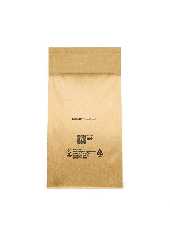 Pure Original Ingredients Bentonite Clay (2 lb) Fine Powder, Pure Sodium Bentonite, for Face Masks & More