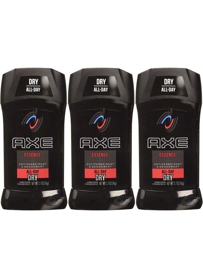 Axe Antiperspirant Stick Essence - 2.7 oz, Pack of 3