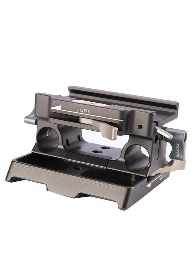 ing 15mm LWS Baseplate (Type I for BMPCC 4K/6K or Z CAM) (Tilta Gray) | TA-BSP-15-G