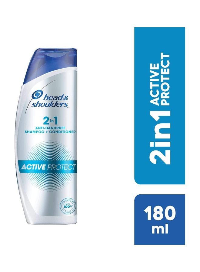 2 In 1 Anti Dandruff Shampoo And Conditioner White/Blue 180ml
